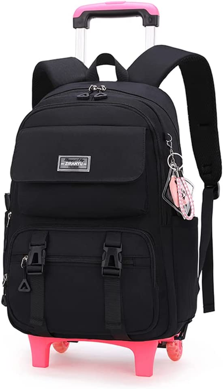 Bookbag With Wheels Trolley Bag Wheeled Travel Backpack