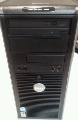Dell OptiPlex 745 PC Computer Intel Pentium 2.8Ghz 2GB 80GB Windows 7 Home Prem