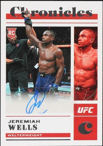 2023 Panini Chronicles UFC - Jeremiah Wells #CS-JWL