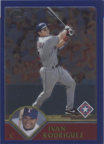 2003 Topps Chrome - Ivan Rodriguez #58