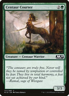 Magic MTG Centaur Courser [Core Set 2019]