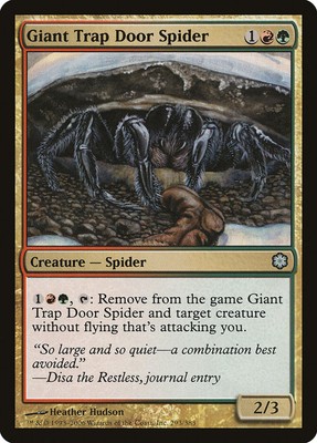 MTG Giant Trap Door Spider  – Coldsnap Reprints Card # 293