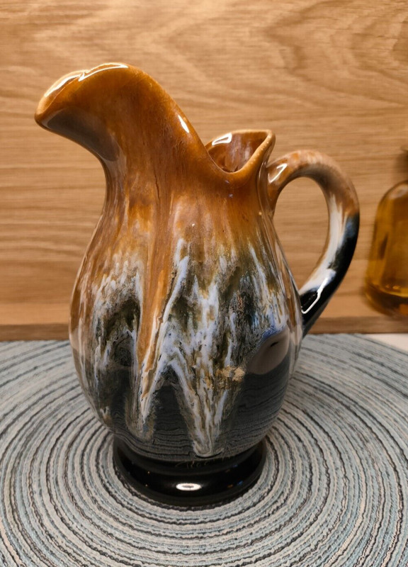 Pichet, Carafe En CÃ©Ramique FlammÃ©E SignÃ©E Roc-Amadour 376