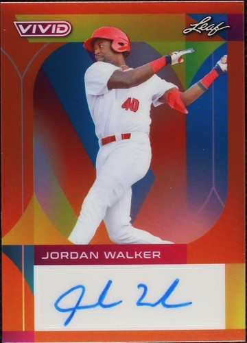 2022 Leaf Vivid - Jordan Walker #BA-JW1