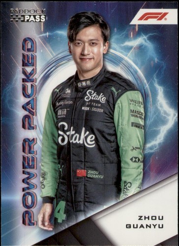 2024 Topps Paddock Pass Formula 1 - Zhou Guanyu #PP-14