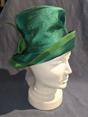 Green cloche hat sales