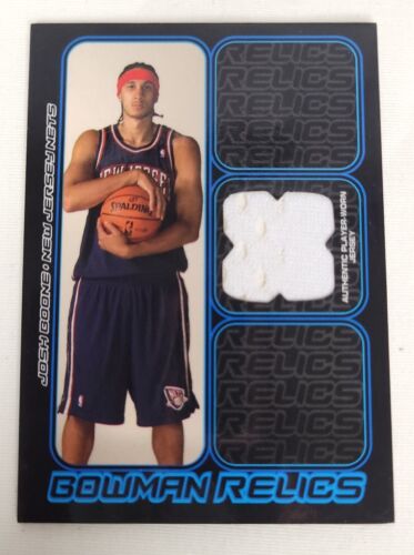 Josh Boone Bowman Relics 2006 Rookie Jersey Card. rookie card picture