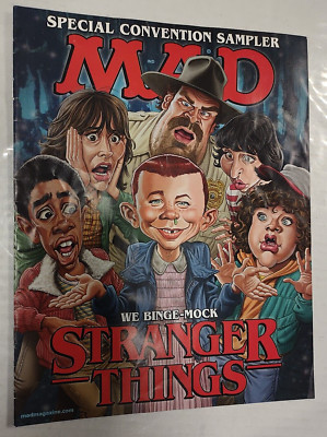 MAD MAGAZINE STRANGER THINGS SPECIAL CONVENTION SAMPLER 2017 Con issue humor fun
