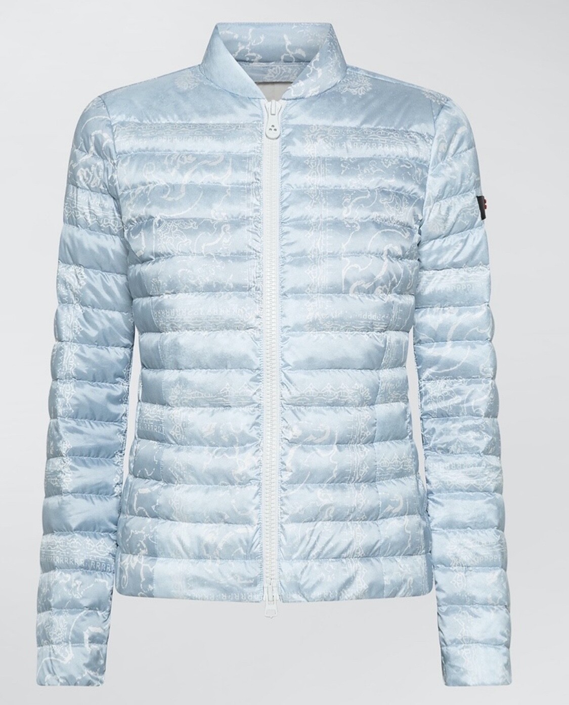 Pre-owned Peuterey Light Down Jacket Ladies In Bule/italian Fashion In Blue
