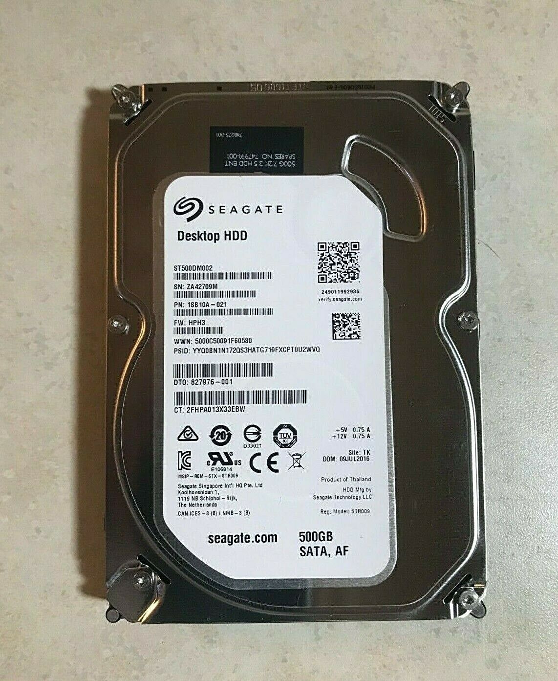 Seagate 500GB 3.5 Seagate 500GB 3.5