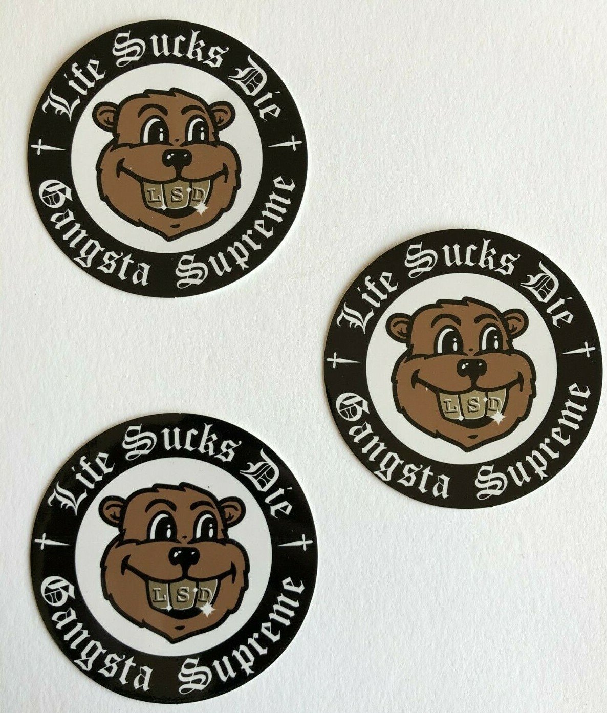 Supreme Life Sucks Die Sticker 100% Authentic FW18 Season