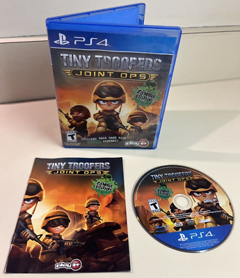 Tiny Troopers Joint OPS Zombie Edition + Manual Playstation 4, Sony PS4