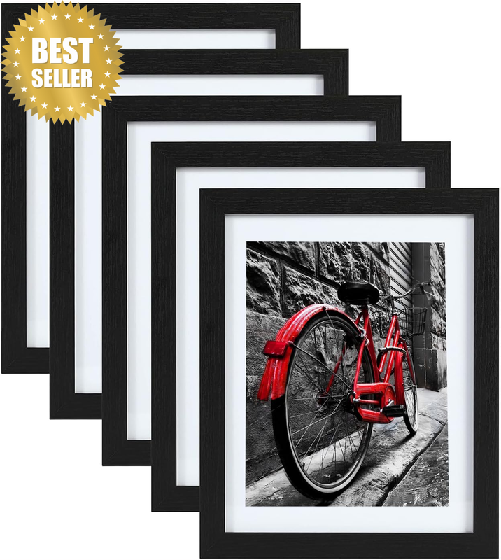 8X10 Picture Frame Set of 5, Wall Hange and Table Decor for Home,Office,Gallery,