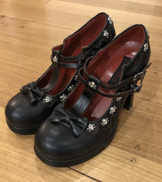 Ladies high heels skull pattern Women s Shoes Ladies high heels skull pattern Women s Shoes