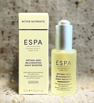 ESPA~Optimal Skin Rejuvenating Night Booster~30ml / 1.0 fl oz~Full Size~NIB~