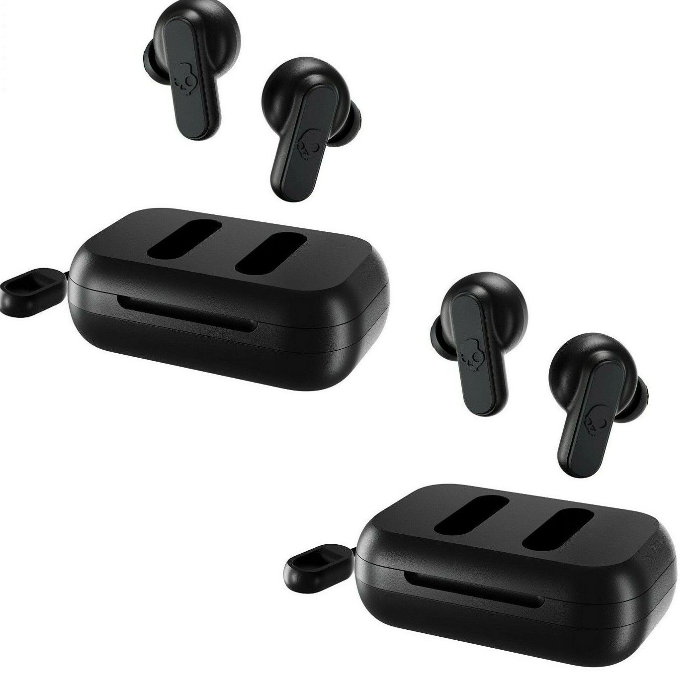 Skullcandy DIME XT Wireless Earbuds *2 PACK* True Black (Cer