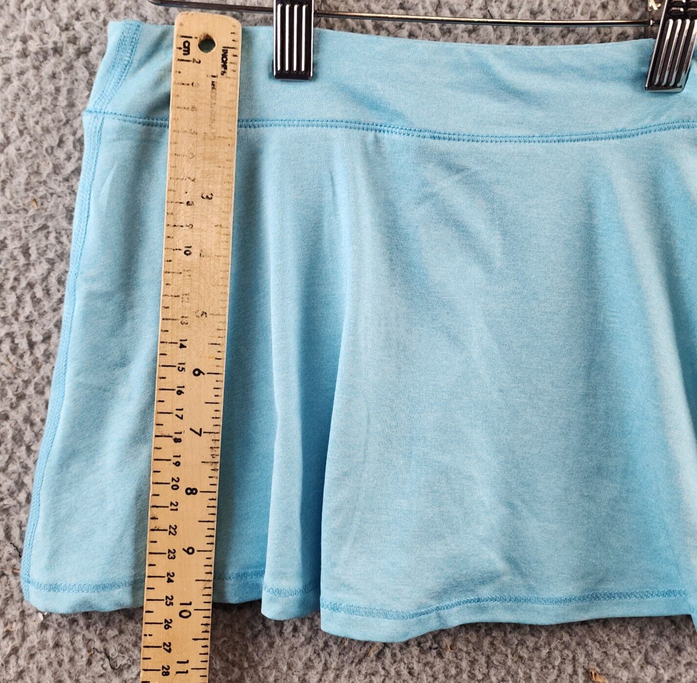 ID Ideology Solid Jersey Skort Little Girls 6X Butterfly Blue Elastic Waist~ - Picture 7 of 12