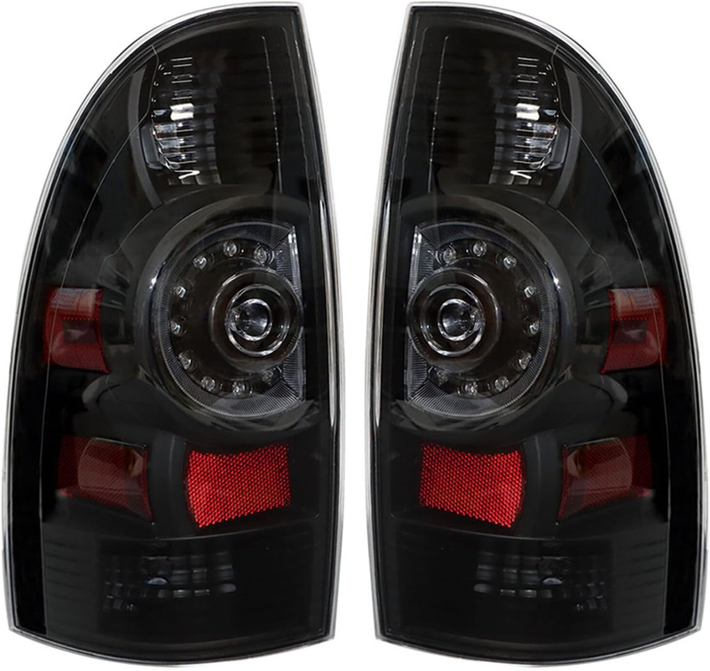 Smoked Rear Brake Lamp Tail Lights Replacement for 2005-2015 Toyota Tacoma
