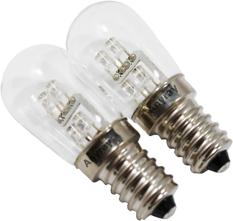 (2-Pack) LED Night Light Bulb, 0.36 Watt (4W 5W 6W 7W ) E12 Candelabra Base, 120