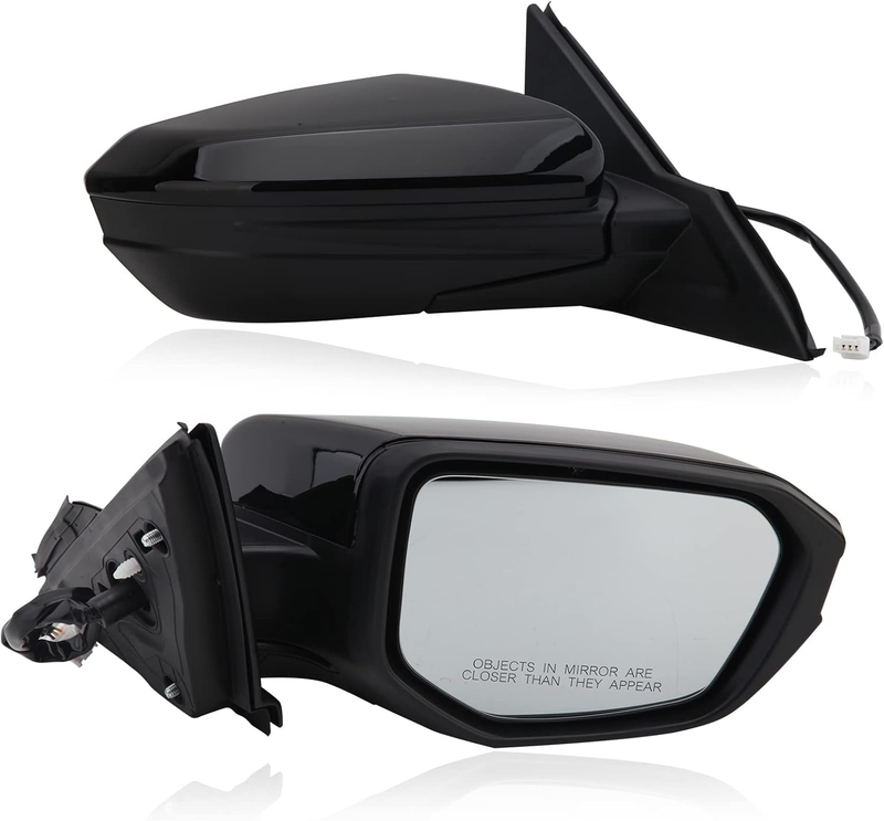 Passenger Side Mirror 2016 2017 2018 2019 2020 2021 Honda Civic,Mirror with Power Glass,Non-Heated,Manual Folding Right Passenger Side