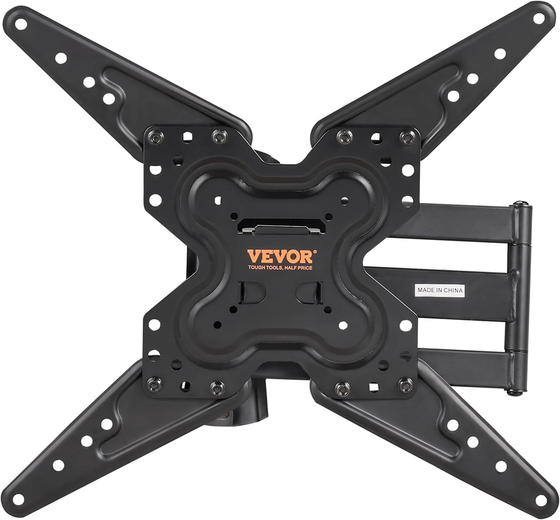 Full Motion TV Mount Fits for Most 26-55 Inch Tvs, Swivel Tilt Horizontal Adjust