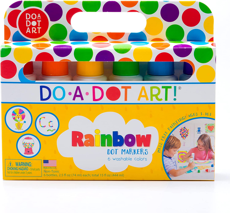 6-pack Rainbow Washable Paint Markers, The Original Dot Ma