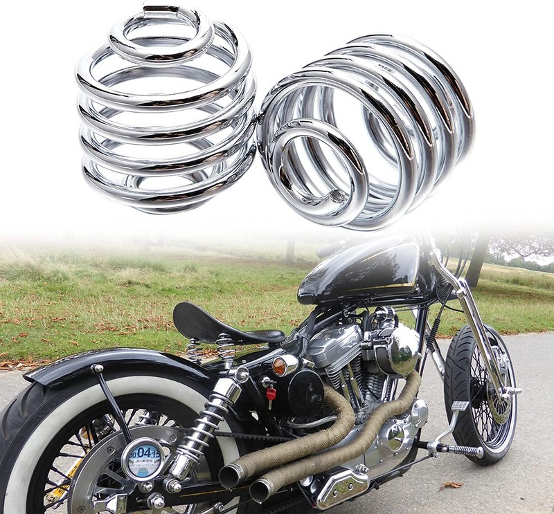 Motorcycle Solo Seat 2" 3" Spring Bracket Mount For Harley Bobber Chopper Custom