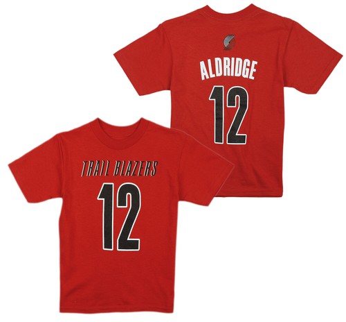 Футболка игрока NBA Toddler Boys Portland Trailblazers LaMarcus Aldridge #12, красная