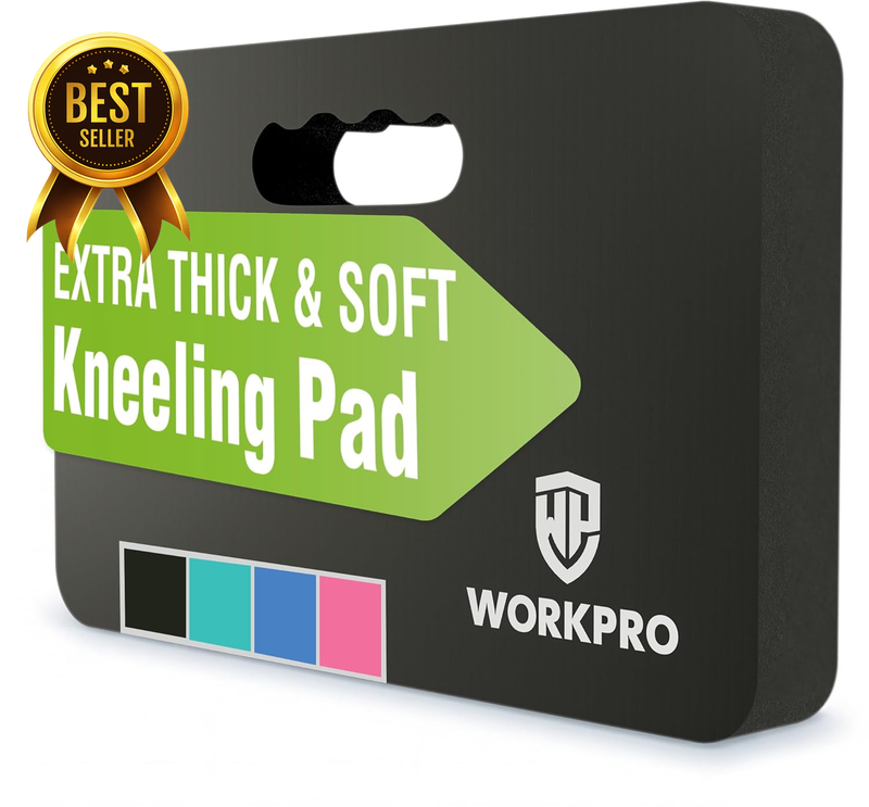 Extra Thick Kneeling Pad, Soft NBR Foam Cushioning for Knees