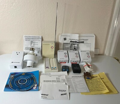 X10 PowerHouse Radio Controller System Lamp Appliance Module ActiveHome Palm Pad