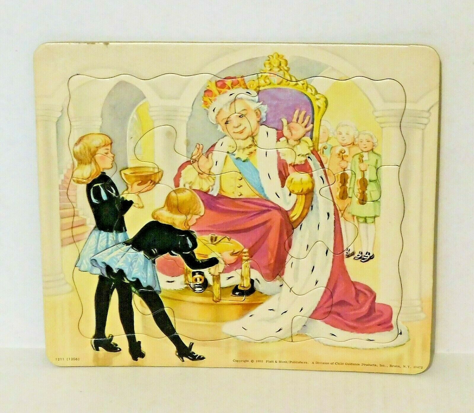 Age Old エイジオールドFrisko PnatsWhiteOxford Platt & Munk Vintage 1952 Old King Cole Children's Jigsaw