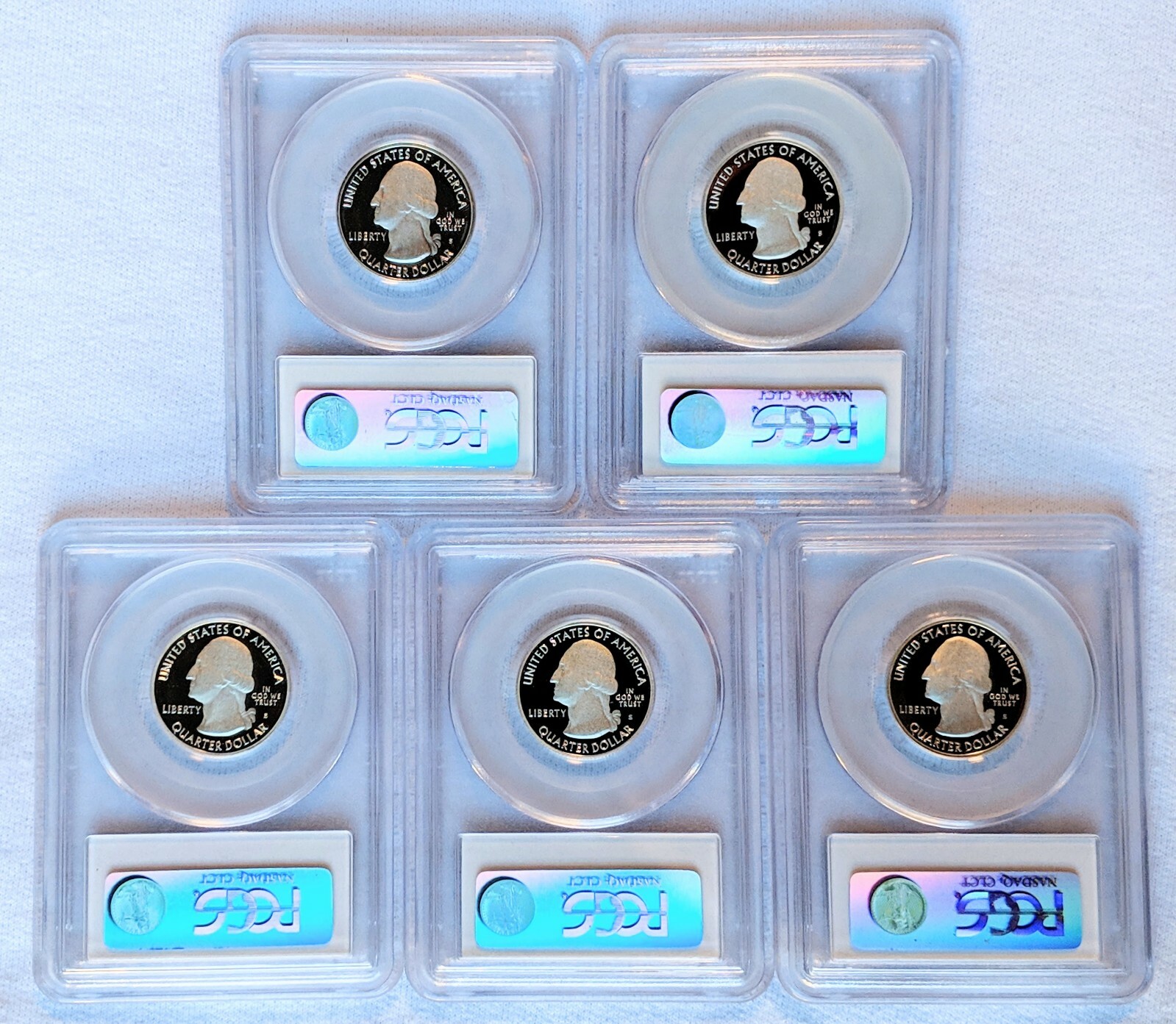 2011 S Clad National Parks Quarter Set PCGS PR70DCAM