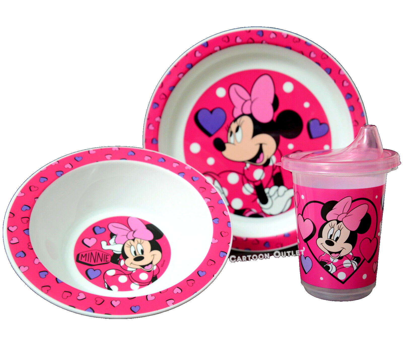 Assiettes En Papier Minnie Mouse - Lot De 8, Diamètre 23cm, Certifié FSC - Pour Fête D'enfants - 3