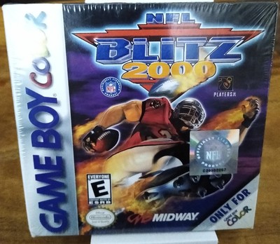 GAME BOY COLOR NFL BLITZ 2000 BRAND NEW FACTORY SEALED MIDWAY WITH H-SEAM MINT
