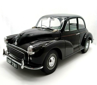 A Sunstar 1956 Morris Minor 1000 Saloon Black 1:12 Limited Edition.