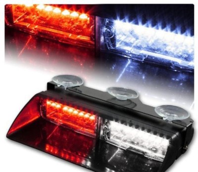 LED Emergency Waning Light 16 LED High Intensity Windshield Hazard Warning Fl...