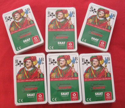 5x Skatkarten Skat Altenburger Spielkarten Neu