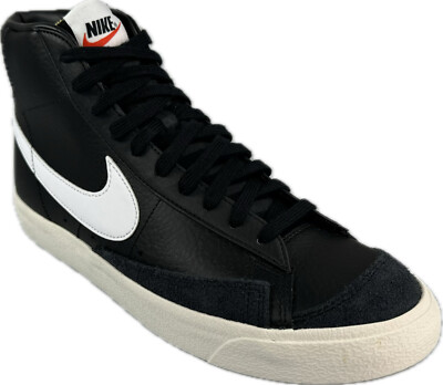 Nike Men's Blazer Mid 77 Vintage Black Sail Shoes BQ6806-002