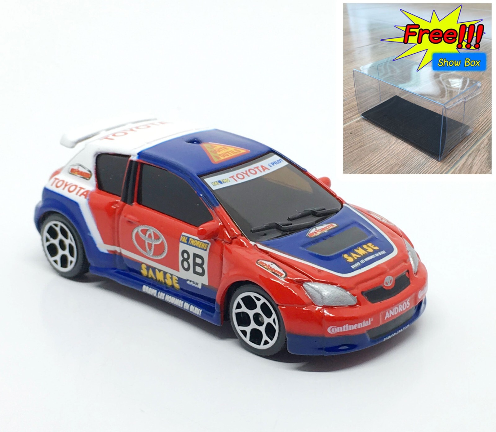 Majorette Toyota Corolla Racing Red / Blue 8B 1:57 (3