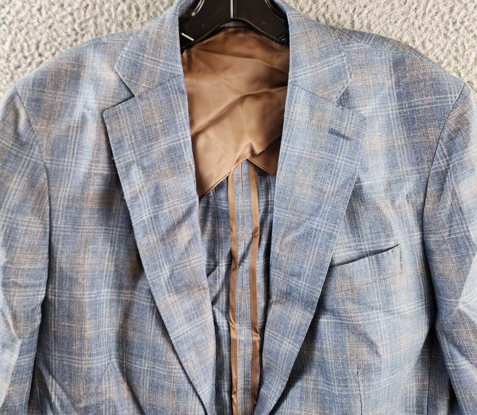 Peter Millar Crown Crafted Andover Plaid Wool-Silk Blend Soft Jacket Men's 40R - Picture 3 of 14