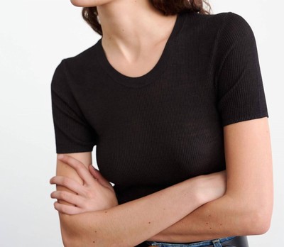 Pre-owned Nili Lotan Araceli Sweater In Black - Size M