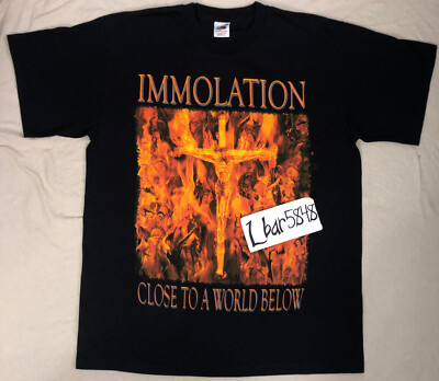Immolation - Close to a World Below shirt vintage rare original death metal