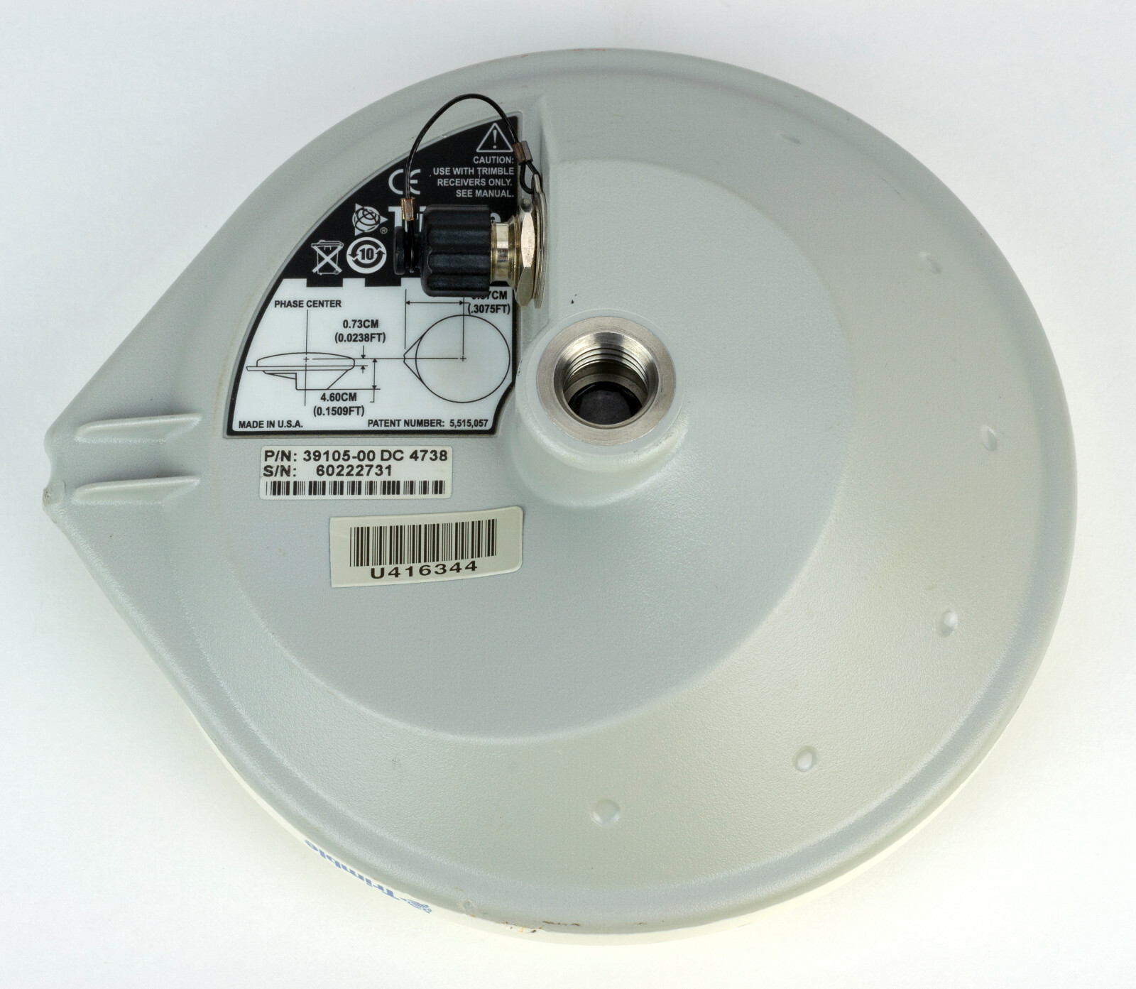 Trimble Zephyr GPS Antenna 39105-00