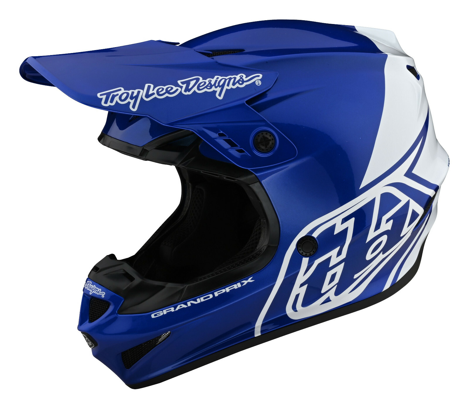 TROY LEE DESIGNS TLD GP HELMET ADULT BLOCK BLUE WHITE