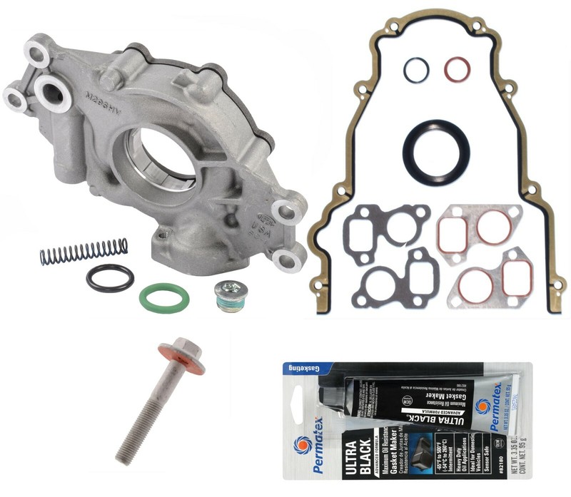 Melling High Volume Oil Pump Change Kit W Gaskets Rtv Balancer Bolt For Gm Ls Ebay