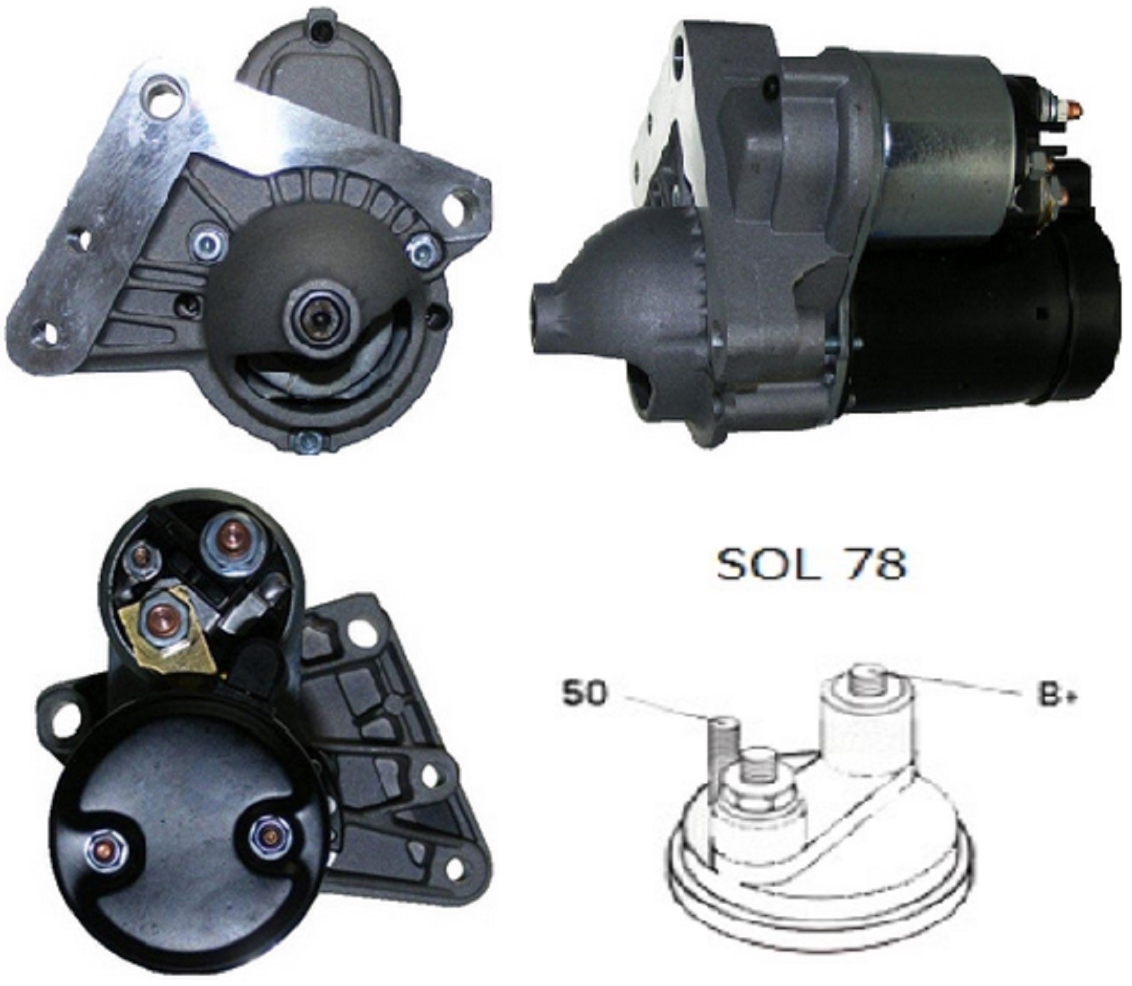 5S2275 Peugeot 1007 2008 206 207 208 3008 307 308 407 1.6 HDI Démarreur