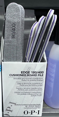 OPI  EDGE File  180/400  Cushioned Board File - 6 Pcs