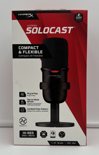HyperX SoloCast USB 2点 SoloCast – USB Gaming Microphone | HyperX
