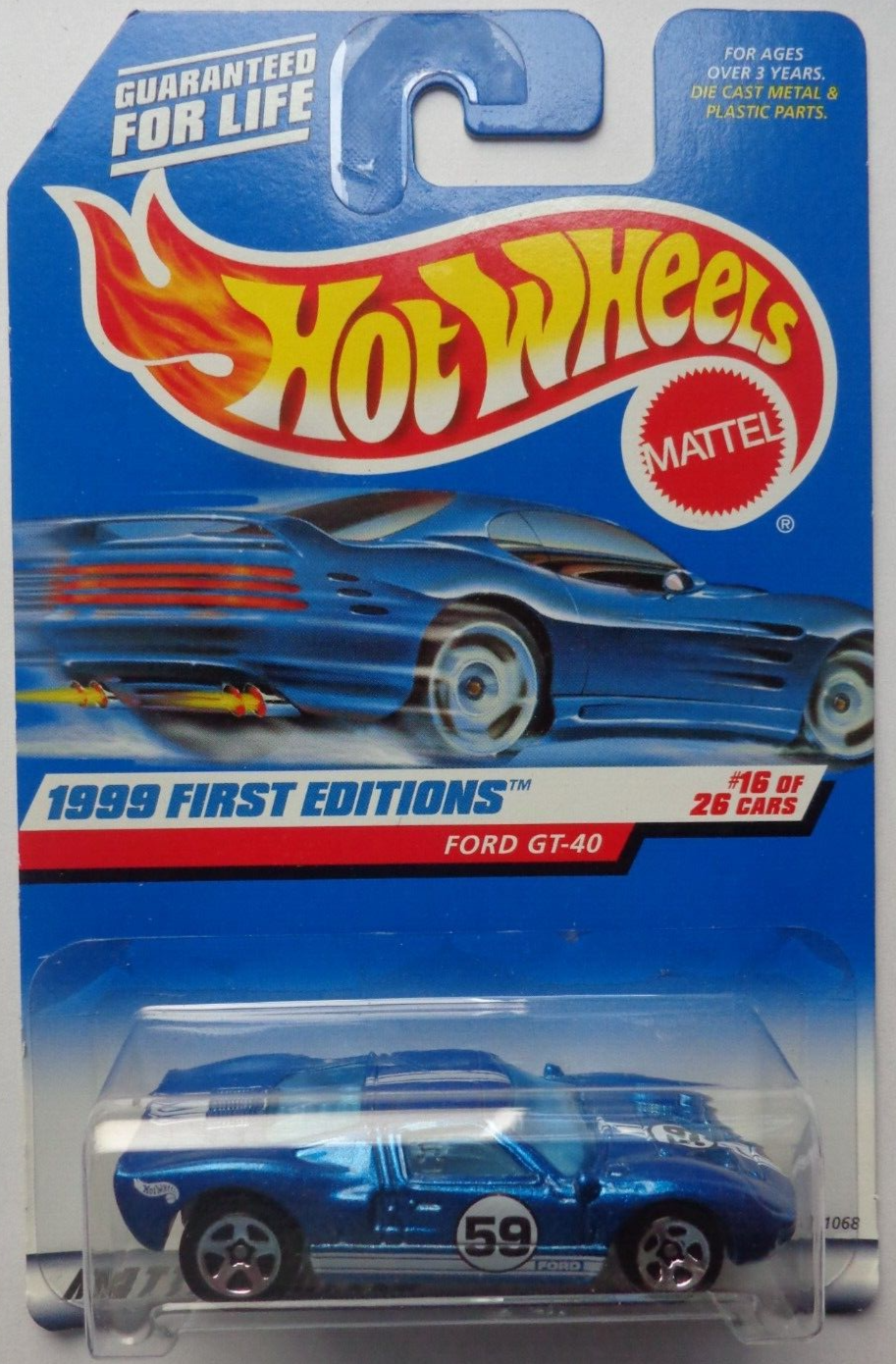 First Edition Ford Gt-40 16/26 (5 Spoke Hub Wheels)