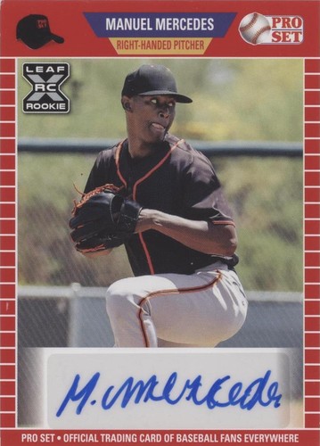 2021 Leaf Pro Set Baseball Blaster - Manuel Mercedes #PS-MM1